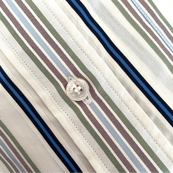 Burberry Striped Silk Shirt Dress - Picture 14 of 16